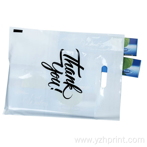 Custom wholesale plastic shopping bags with logo
